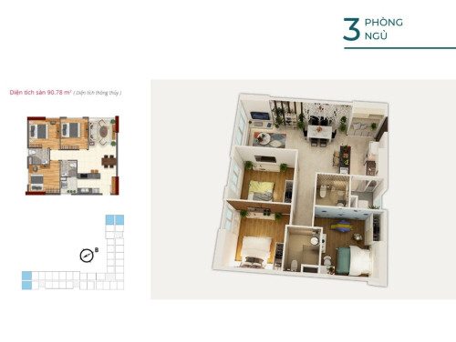 mua bán căn hộ saigon gateway 3pn