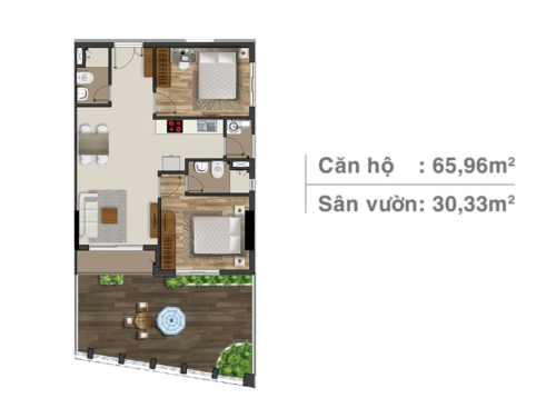 moonlight residences thủ đức 2pn 6,5 tỷ
