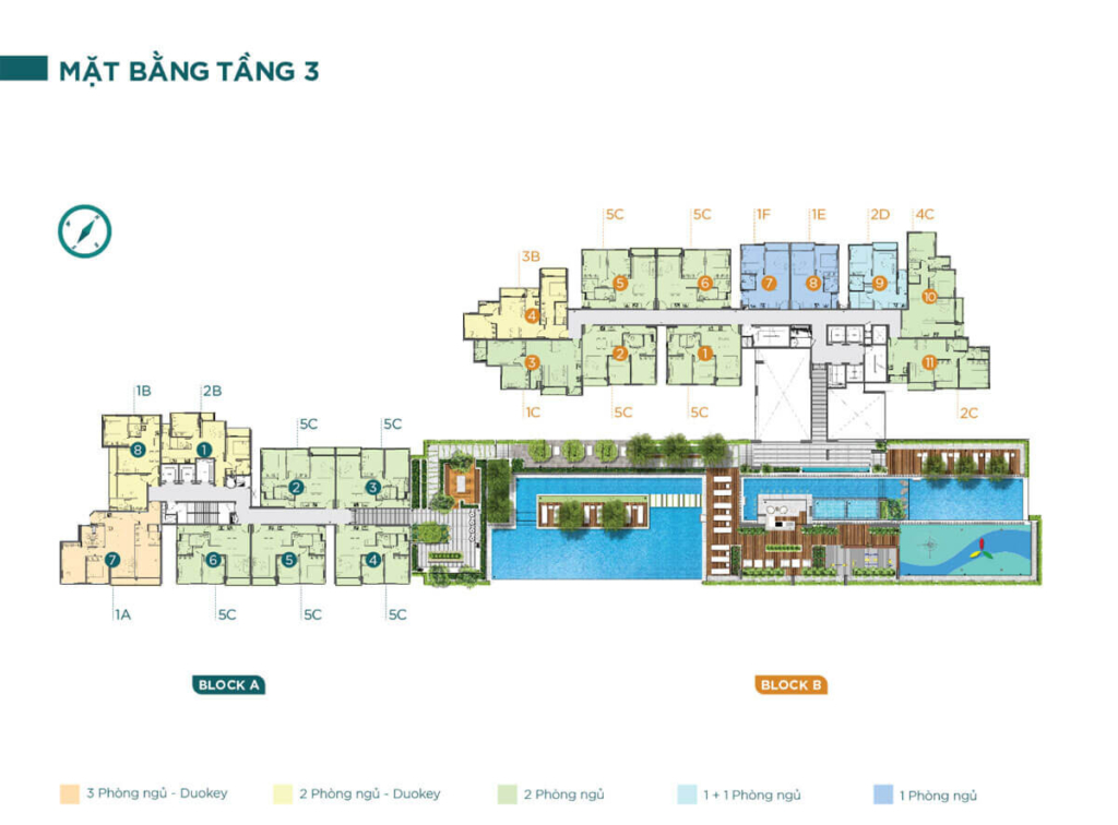 Mặt bằng D’Lusso Quận 2