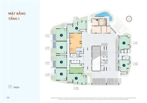 mặt bằng precia quận 2