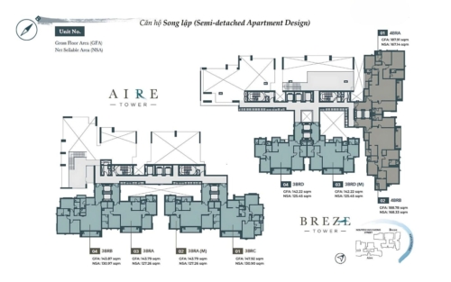 mặt bằng D’EDGE THẢO ĐIỀN