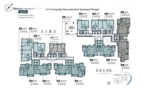 mặt bằng D’EDGE THẢO ĐIỀN