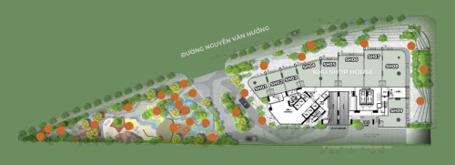 Mặt bằng Thảo Điền Green - Tầng Shophouse